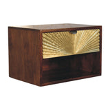Sunburst Wall-Mounted Bedside