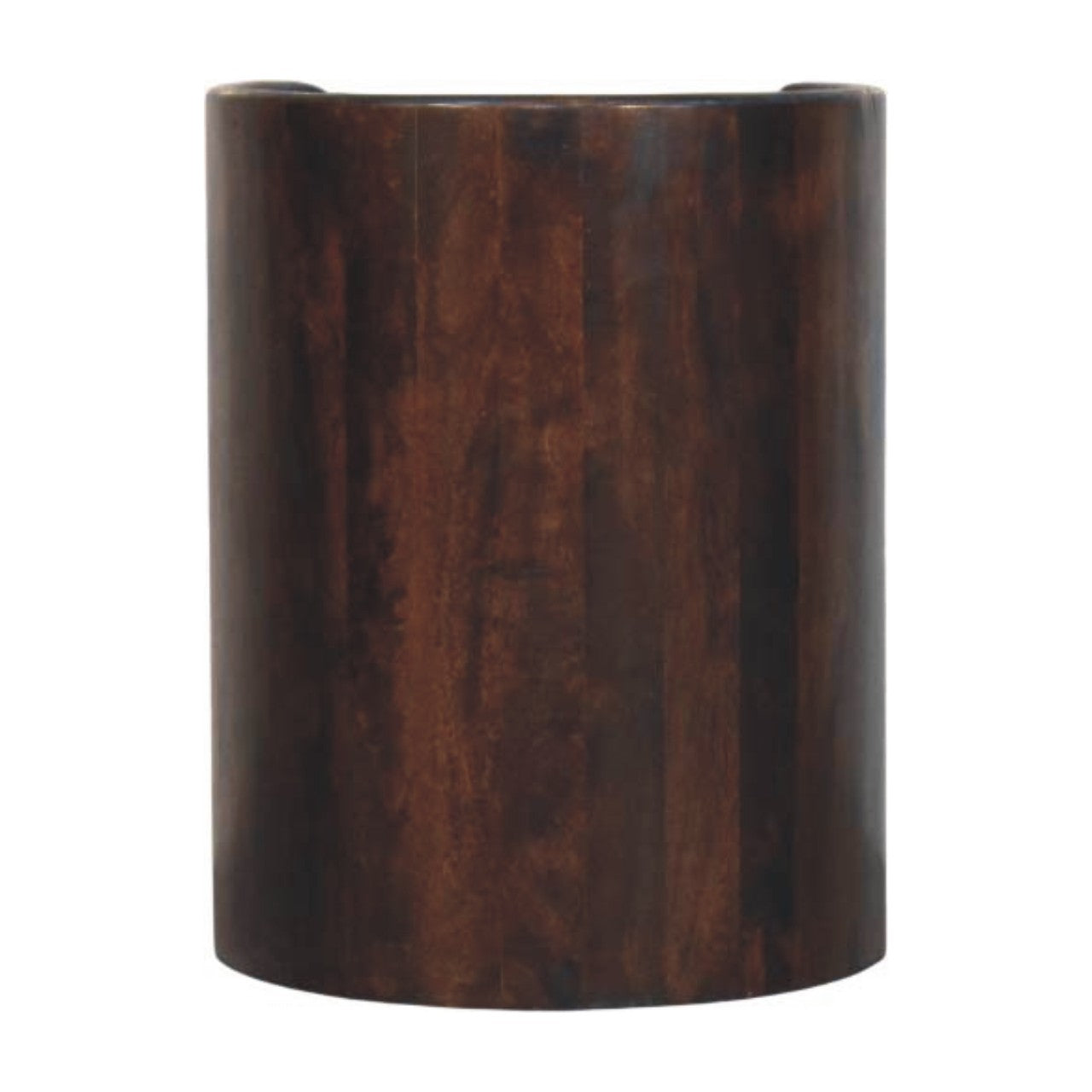 Velvet Mocha Round Side Table