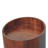 Winewood Round Side Cabinet