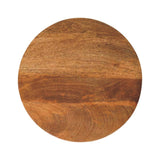 Amber Oak Round Side Table
