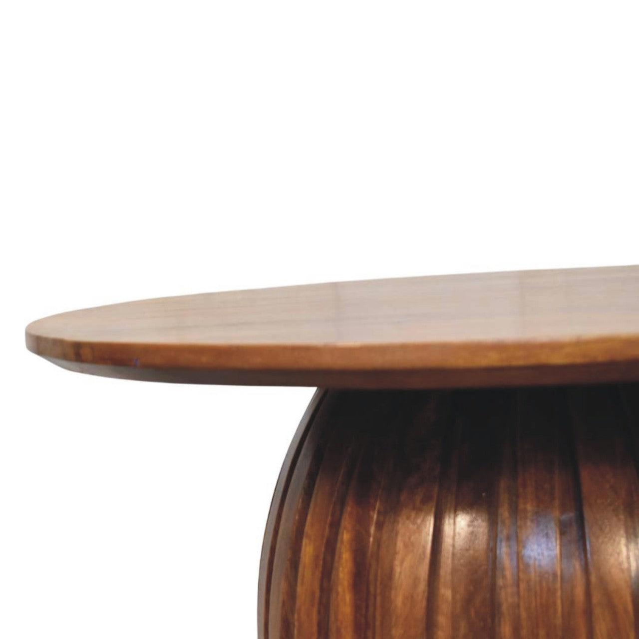 Round Fluted Coffee Table