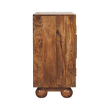 Arched Rattan Two-Door Sideboard