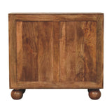 Arched Rattan Two-Door Sideboard