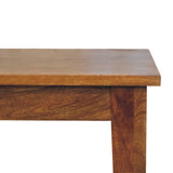 Golden Teak Solid Wood Dining Table