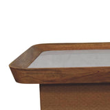 Marble Top Chatai Coffee Table