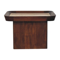 Travertine Top Tray Coffee Table
