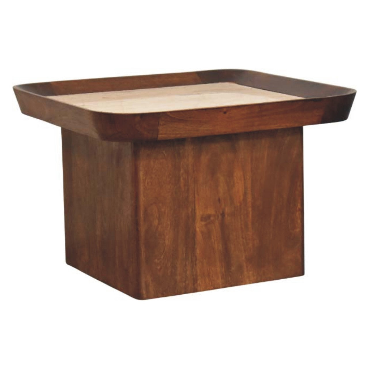 Travertine Top Tray Coffee Table