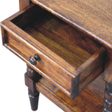 Spindle One Drawer Side Table