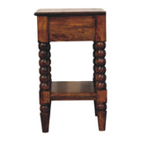 Spindle One Drawer Side Table