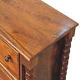 Spindle Three Drawer Chest