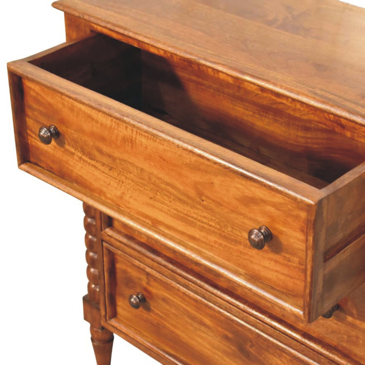 Spindle Three Drawer Chest