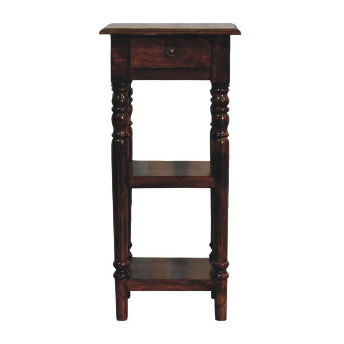 Tall Turned Leg Side Table