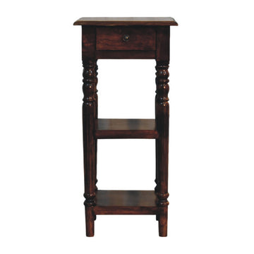 Tall Turned Leg Side Table