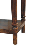 Tall Turned Leg Side Table