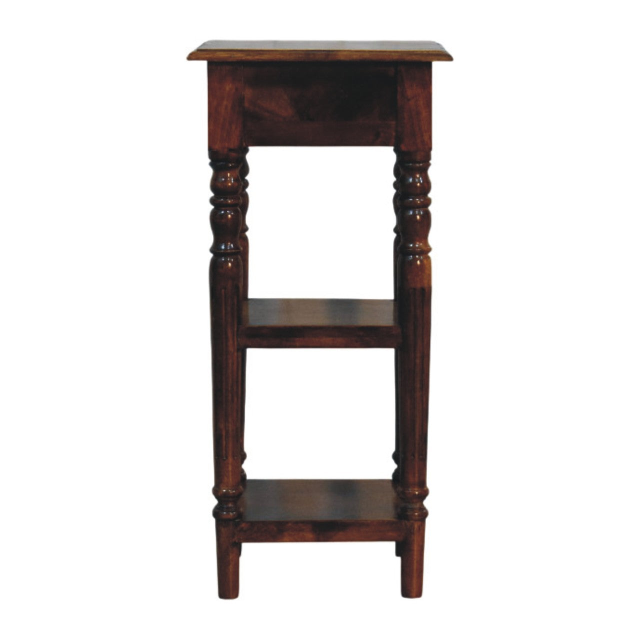 Tall Turned Leg Side Table