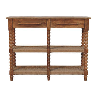 Spindle Woven Console