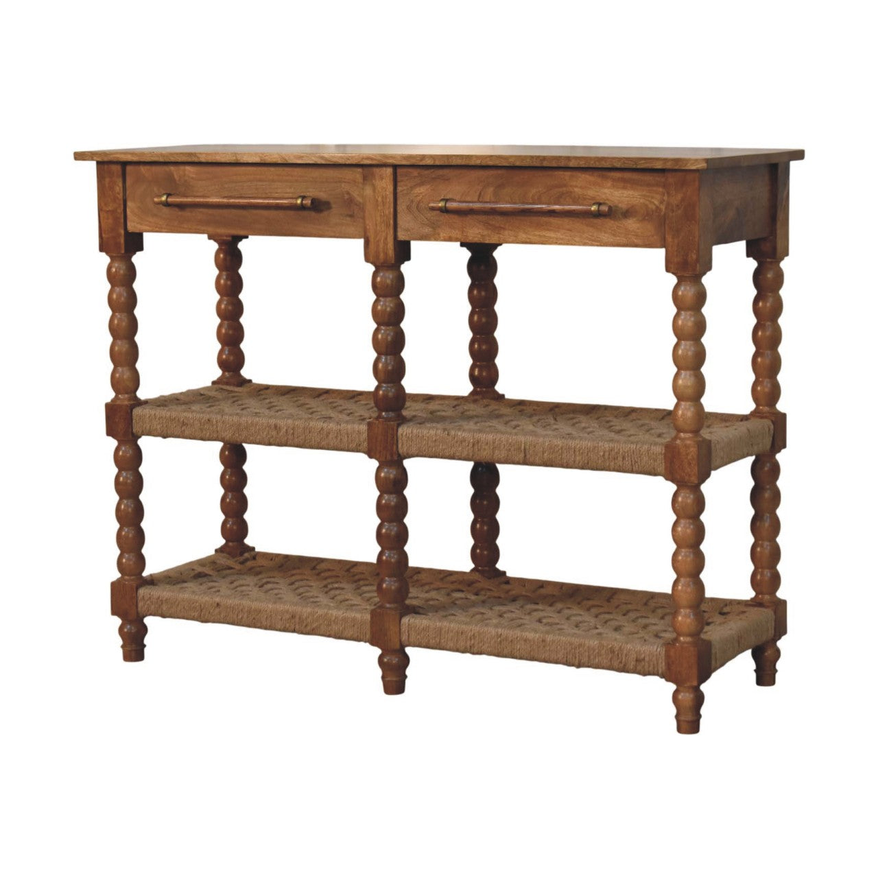 Spindle Woven Console