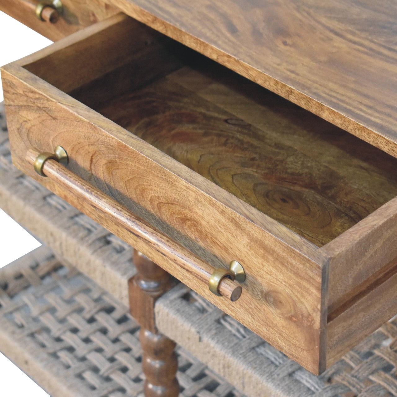 Spindle Woven Console