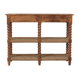 Spindle Woven Console