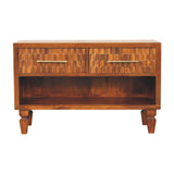 Cadiz Carved Shoe Bench