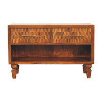 Cadiz Carved Shoe Bench