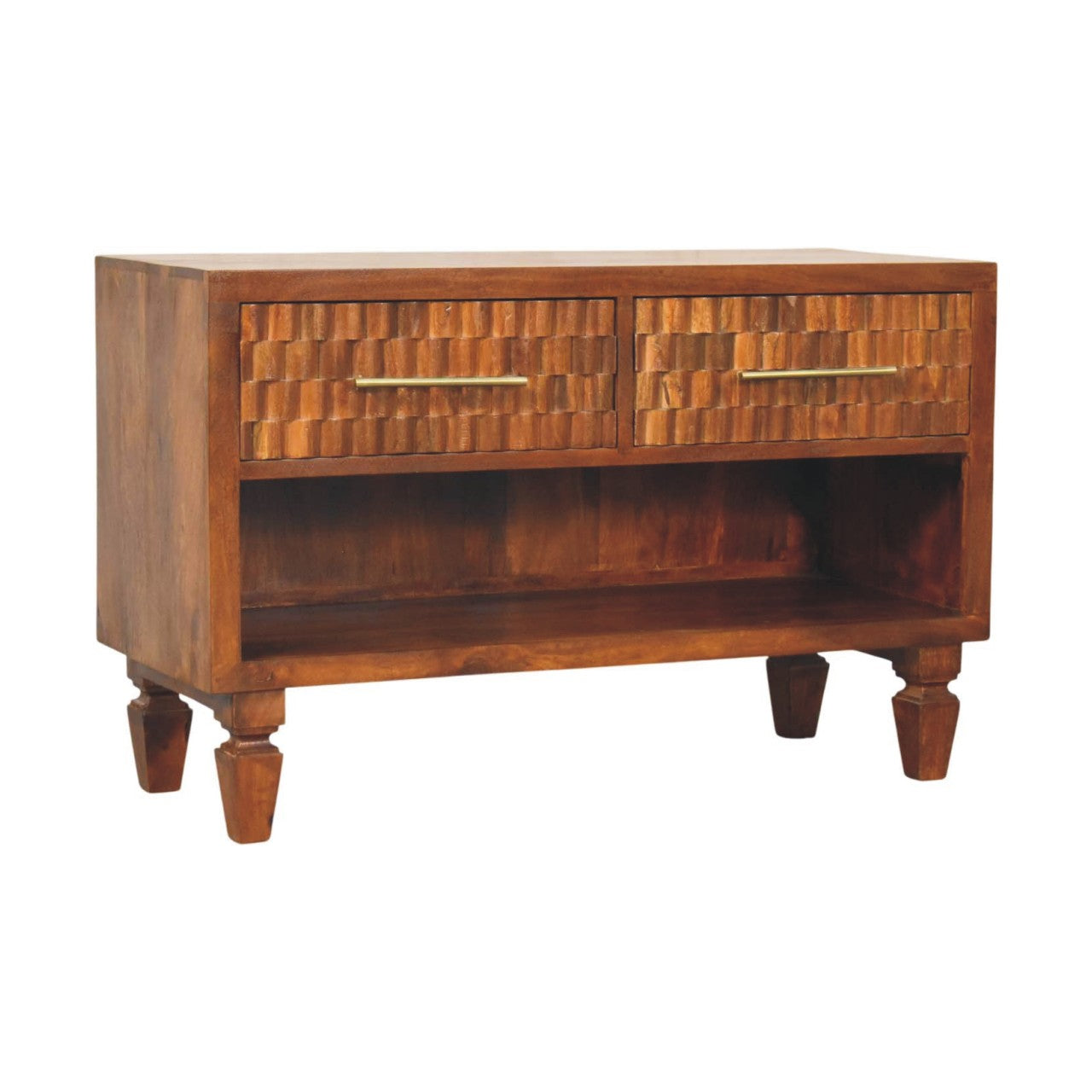 Cadiz Carved Shoe Bench