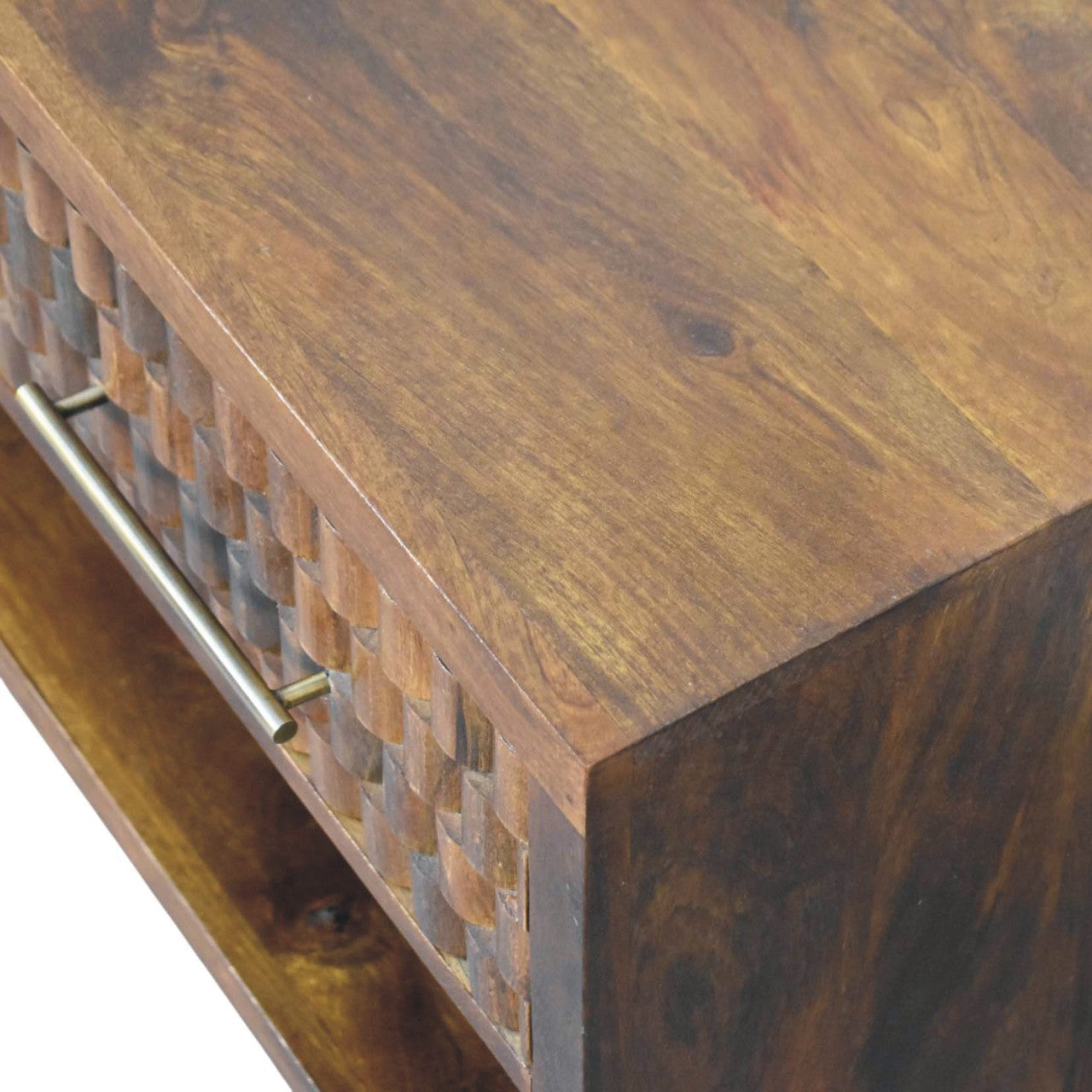 Cadiz Carved Shoe Bench