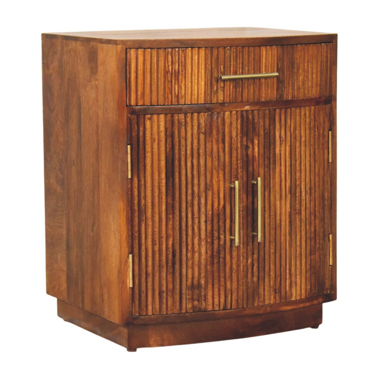 Milan Fluted Bedside Cabinet