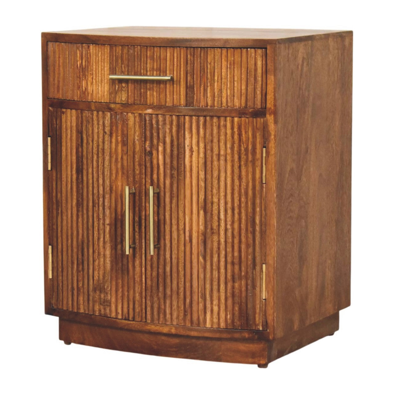 Milan Fluted Bedside Cabinet