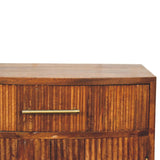 Milan Fluted Bedside Cabinet