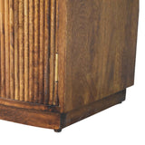 Milan Fluted Bedside Cabinet