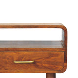 Valenza Curved Console Table