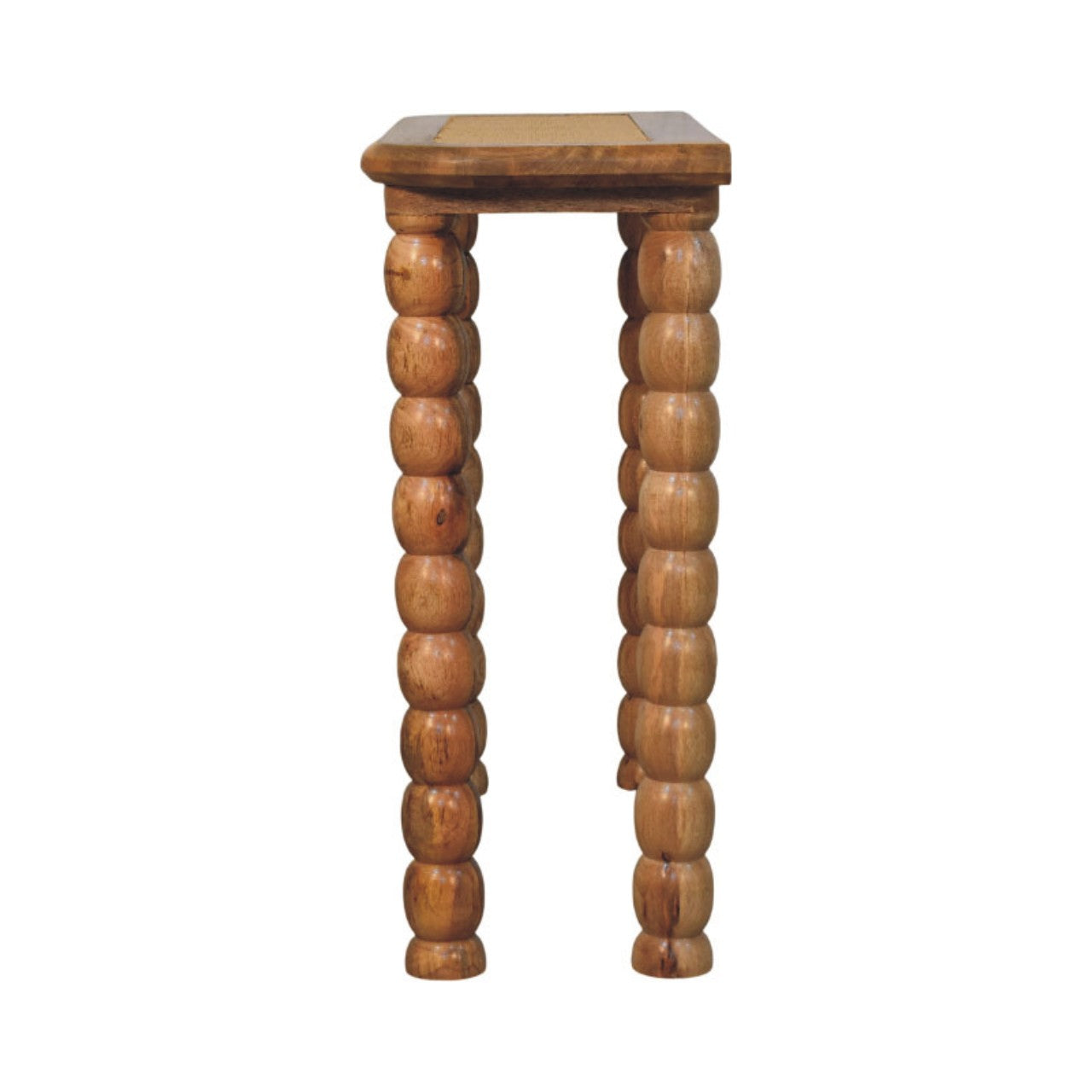 Spindle Rattan Console Table