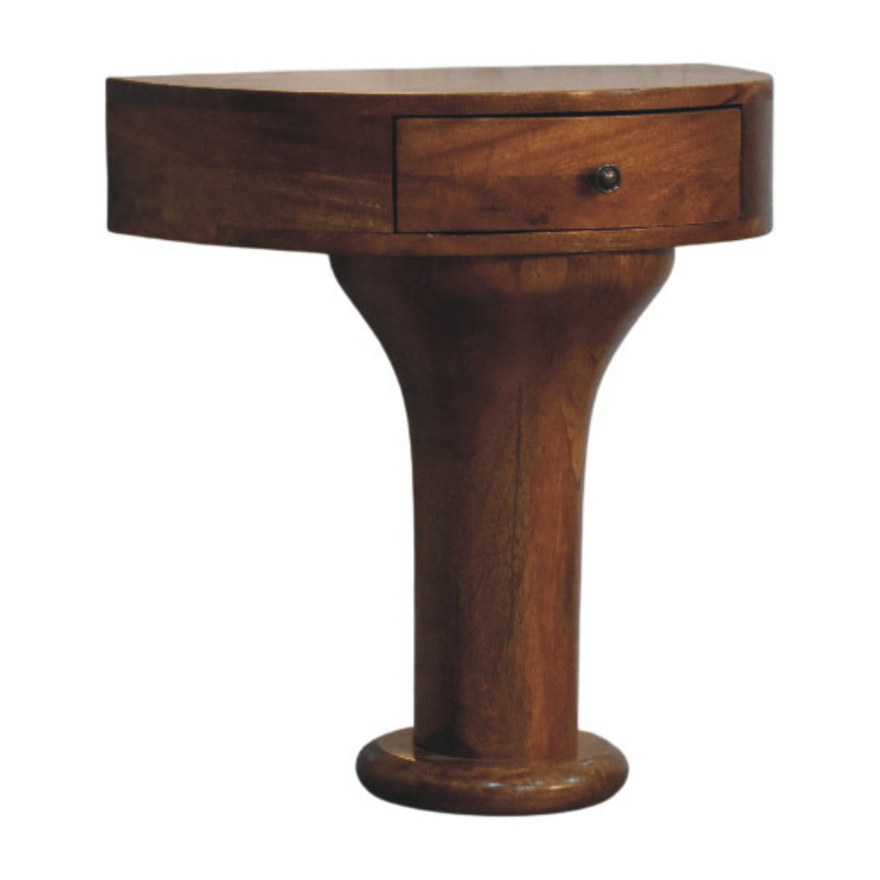Pedestal Curved Bedside