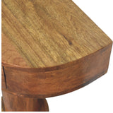 Pedestal Curved Bedside