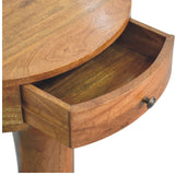 Pedestal Curved Bedside