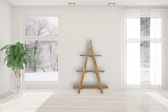 Ladder Style Open Display Unit Chest of Drawers | Oak Mango Wood