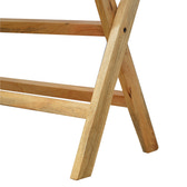 Foldable Butler Tray Accent Piece | Oak Mango Wood