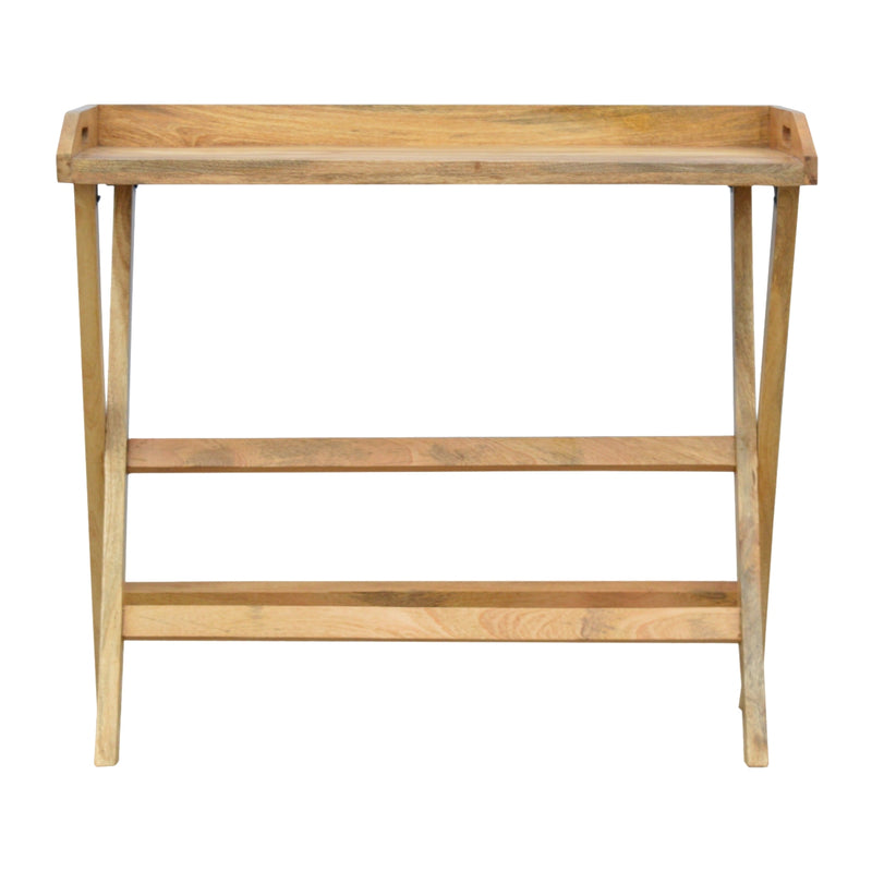 Butler Writing Desk | Oak Solid Mango Wood