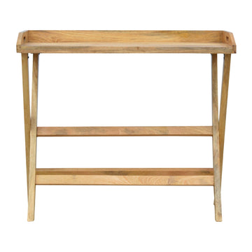 Butler Writing Desk | Oak Solid Mango Wood