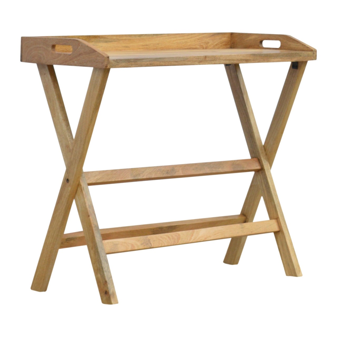 Butler Writing Desk | Oak Solid Mango Wood