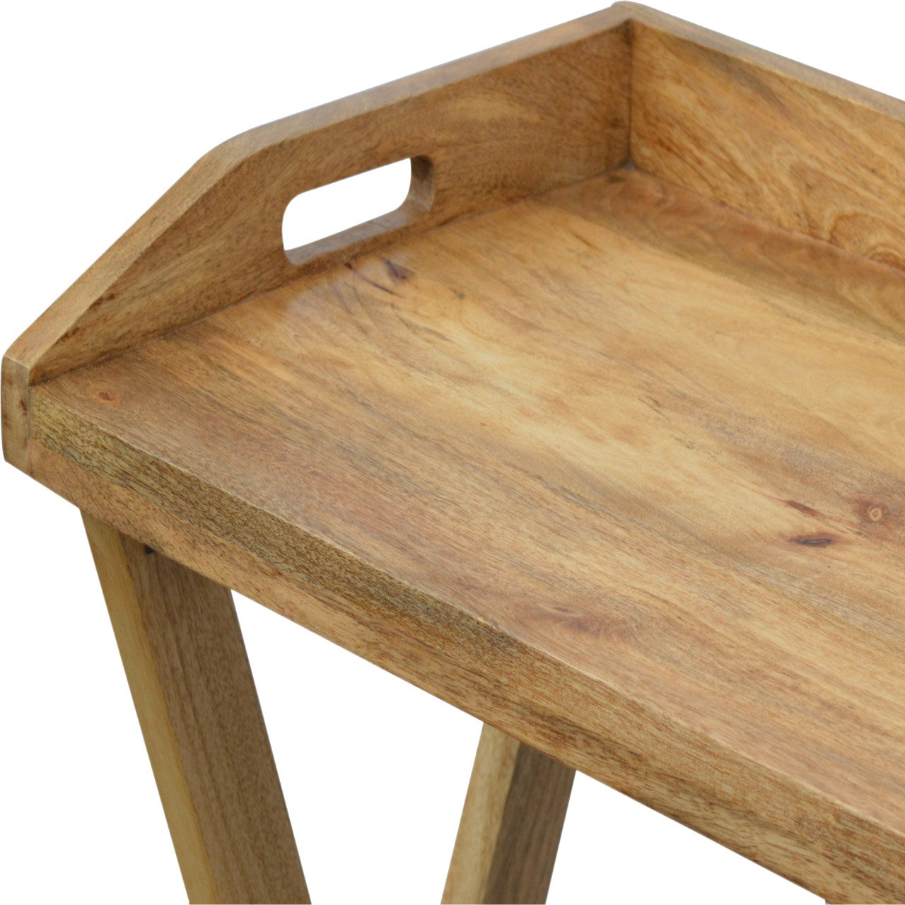 Butler Writing Desk | Oak Solid Mango Wood