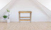 Butler Writing Desk | Oak Solid Mango Wood