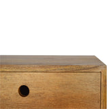 Solid Wood Wall Mounted Bedside Table | Oak-Ish Mango Wood Wall-Mounted