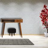 Chestnut Prism Writing Desk | Hand-Carved