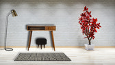 Chestnut Prism Writing Desk | Hand-Carved