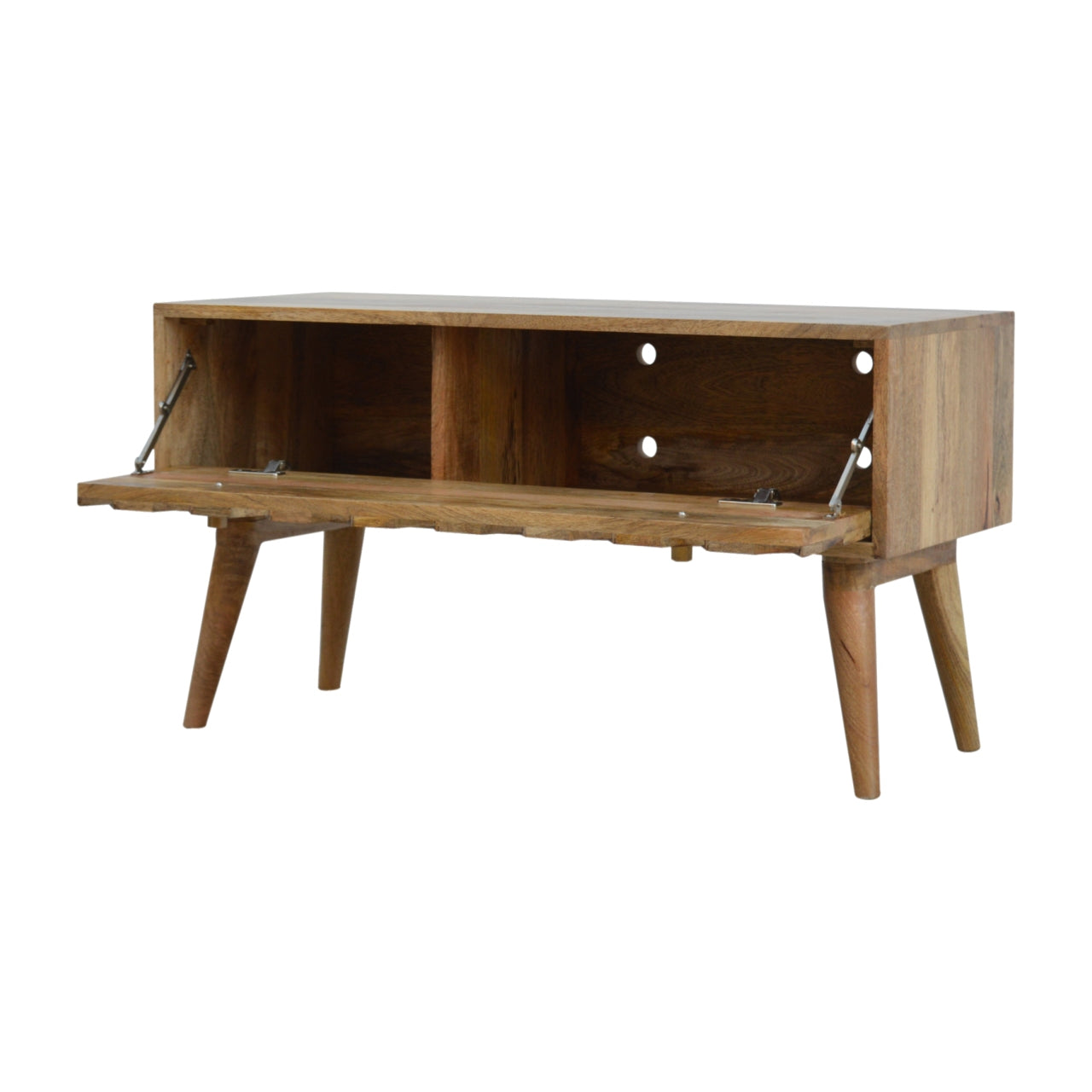Oak-ish Diamond Bench | Hand-Carved