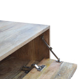 Oak-ish Diamond Bench | Hand-Carved