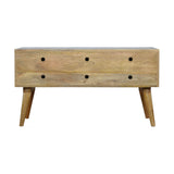 Oak-ish Diamond Bench | Hand-Carved