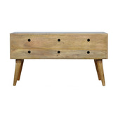 Oak-ish Diamond Bench | Hand-Carved